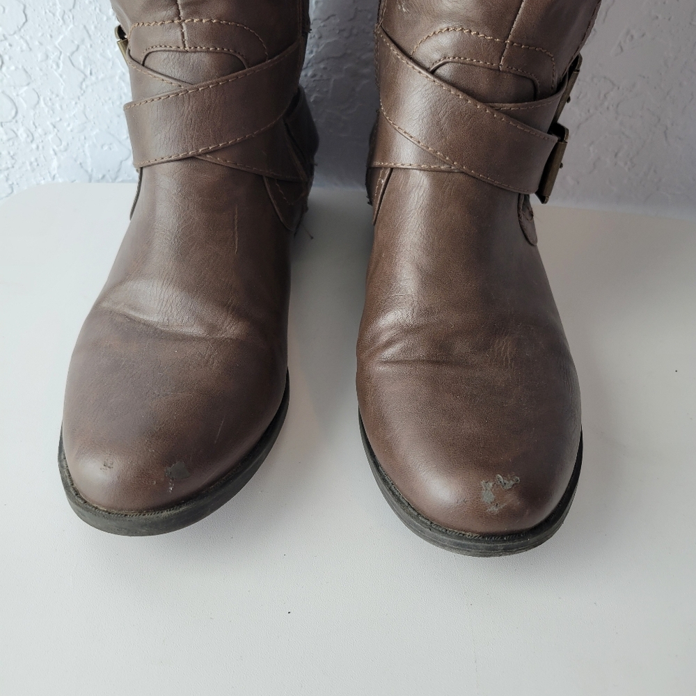 Rampage Women's Hansel Zipper and Buckle Knee- High Riding Boots SIZE 7 - Picture 14 of 14